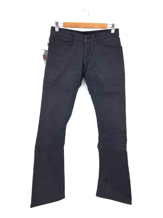 TETE HOMME(テットオム) コーティング加工 ブーツカットデニムパンツ 