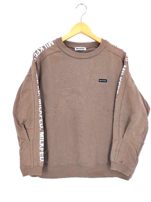 MILK FED(ミルクフェド) LOGO LINE SLEEVE BIG TOP レディース  ONE SIZE