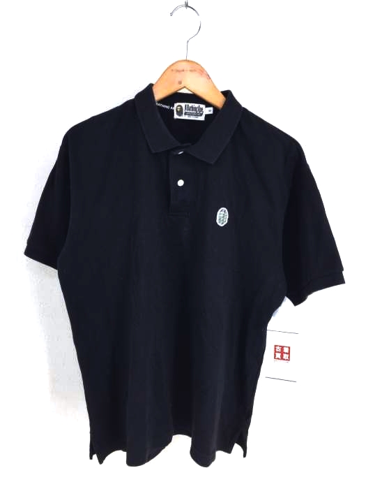 A BATHING APE(アベイシングエイプ) ホログラムエイプロゴポロシャツ メンズ JPN：S