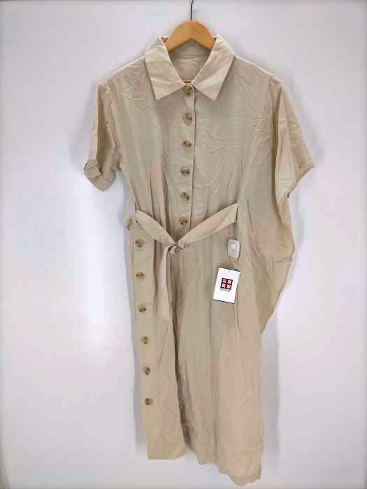 SHELTTER(シェルター) Belted Asymmetry Shirt Dress レディース FREE