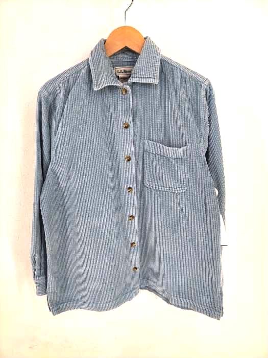 L.L.Bean(エルエルビーン) コーデュロイシャツ レディース import：S