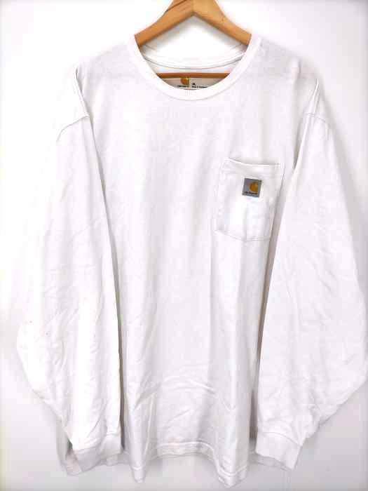 Carhartt(カーハート) ORIGINAL FIT クルーネック L/S ポケットTシャツ メンズ import：XL