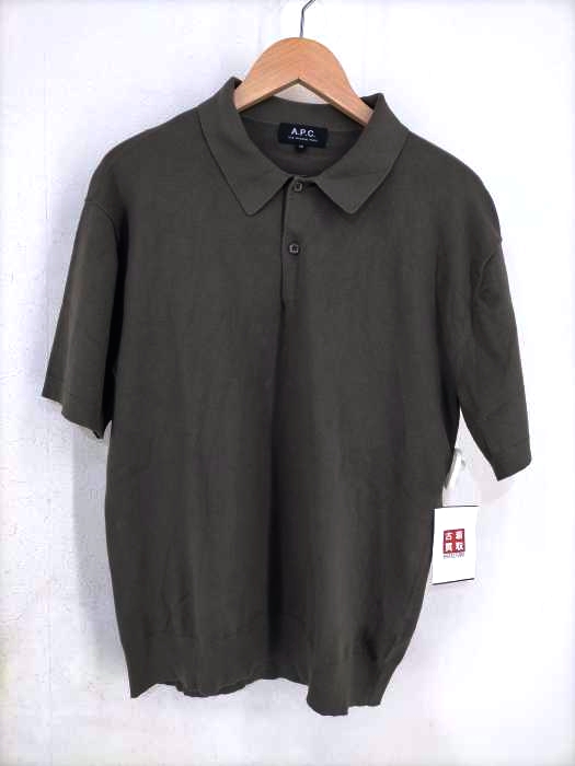 A.P.C.(アーペーセー) エステル混レーヨンポロシャツ メンズ JPN：XS