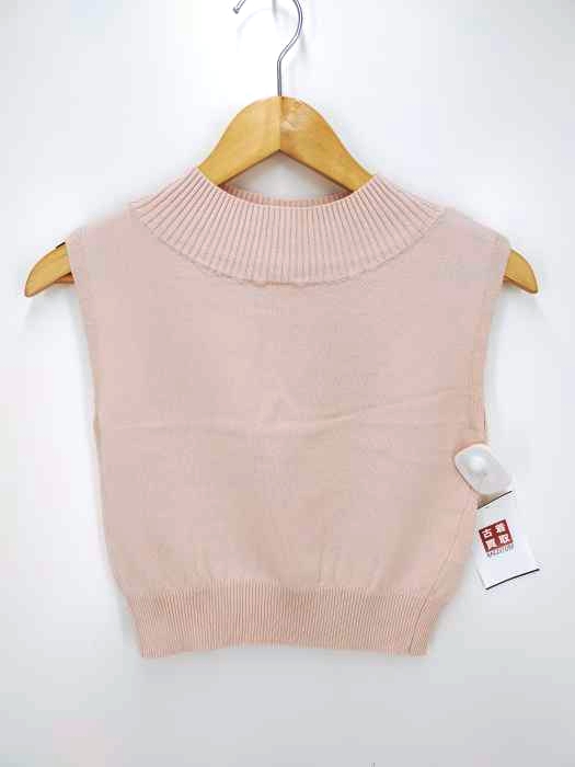 LeoryEBLOA(レオリーエブロア) シンプルショートニットTOP レディース  FREE