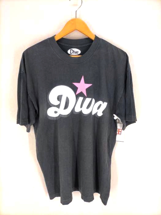 diva(ディバ) バックプリントクルーネックTシャツ メンズ JPN：L
