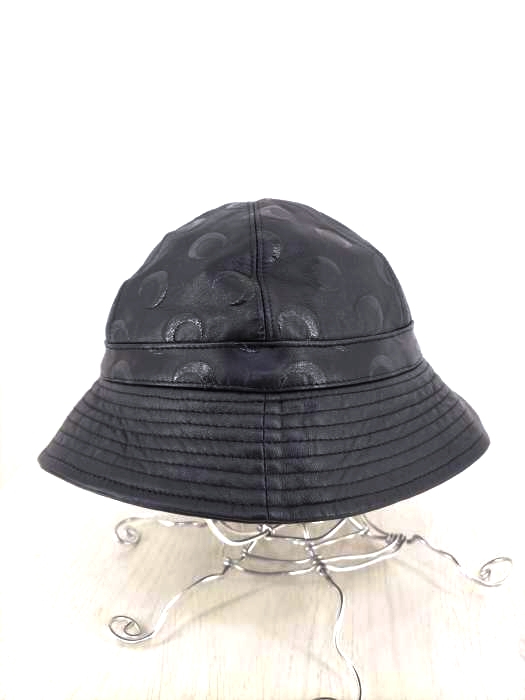 MARINE SERRE(マリーンセル) 20SS MOON LEATHER BELL HAT メンズ  M/L
