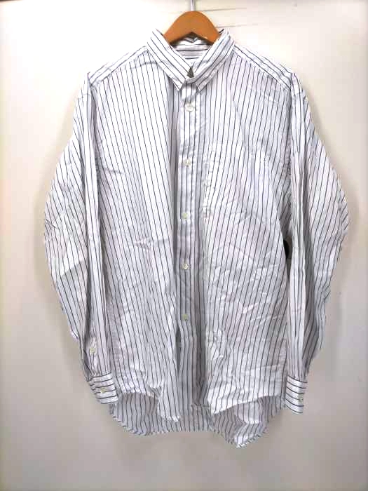 im MIYAKE DESIGN STUDIO(ミヤケデザインスタジオ) 80～90S ストライプ織 ブロードシャツ メンズ JPN：L