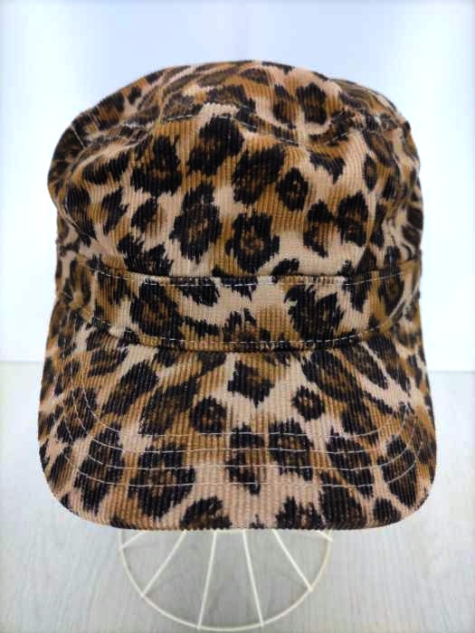 NEW ERA(ニューエラ) レオパード柄コーデュロイキャップ レディース  7 1/8