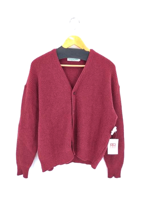 ISLAND KNIT WORKS(アイランドニットワークス) ウールナイロン Vネック カーディガン メンズ JPN：1