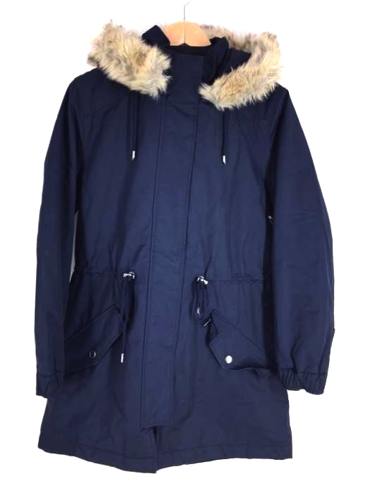 バナナリパブリック BANANA REPUBLIC FAUX FUR COLLAR WR PARKA レディース  M