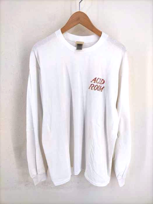 ユーズドフルギ USED古着 ACID ROOM バックプリントロングTシャツ メンズ JPN：L