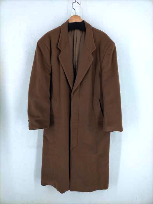 ユーズドフルギ USED古着 LUCINI by Fuzito Fuziwara カシミヤ混 ロングチェスターコート メンズ JPN：L