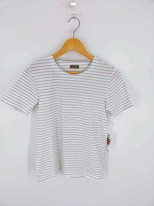 クルチアーニ Cruciani ボーダー クルーネックカットソー メンズ JPN：48