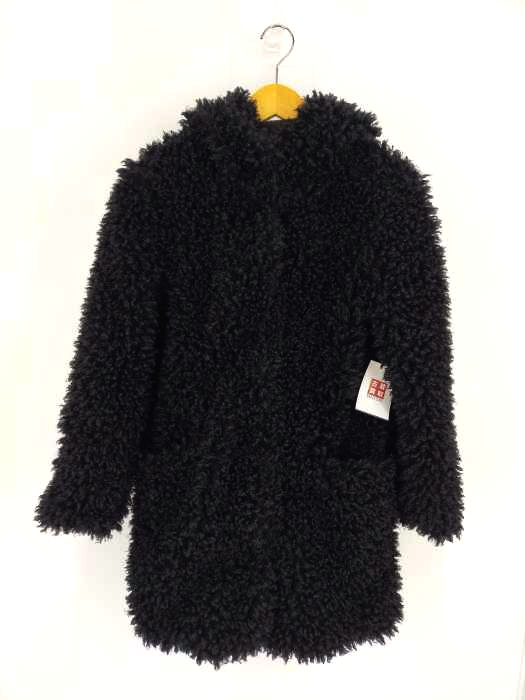ザラ ZARA Black Teddy Coat レディース import：S