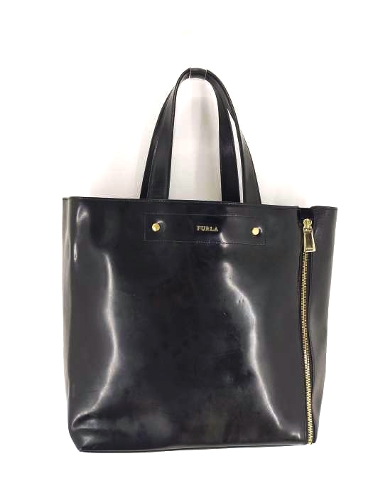 フルラ FURLA 牛革 サイドジップ トートバッグ レディース 表記無