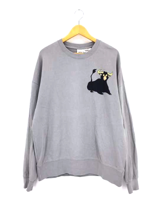ZARA(ザラ) キャラクタープリント クルーネックスウェット メンズ import:M