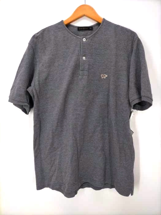 SCYE BASICS(サイベーシックス) Cotton Pique Henley Neck Shirt メンズ JPN : 40