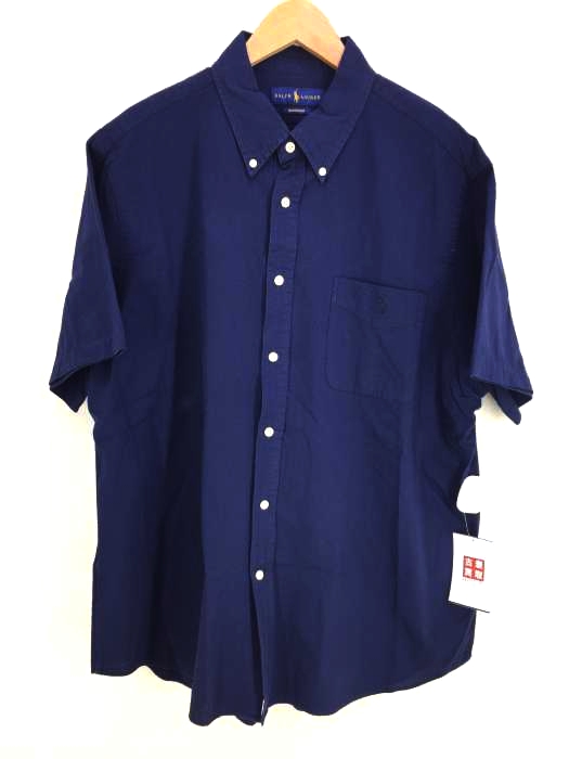 RALPH LAUREN(ラルフローレン) SEERSUKER 半袖ポケットシャツ メンズ XL