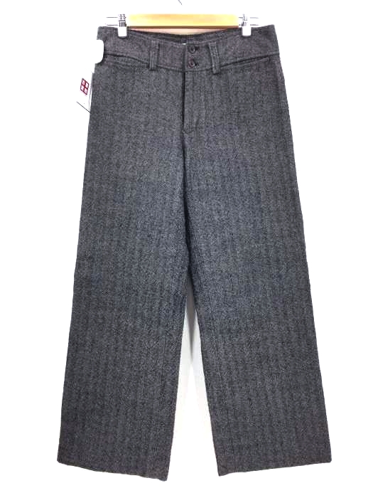 プランテーション Plantation 起毛ヘリンボーンウールパンツ レディース JPN：M
