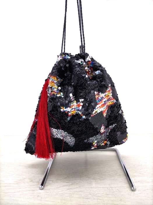 Casselini(キャセリーニ) スパンコール 巾着ハンドバッグ レディース 表記無