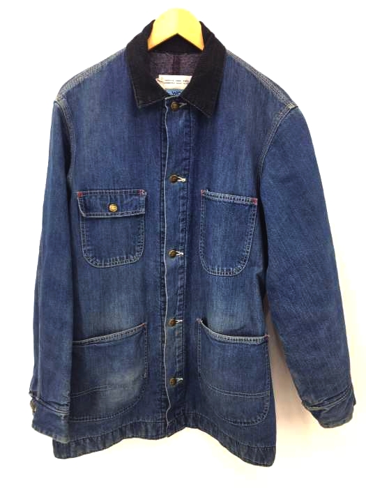 Sears(シアーズ) 70S WORK LEISURE ブランケットデニムカバ-オール メンズ import：M