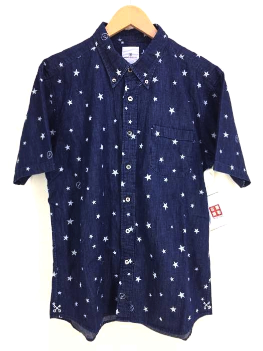 uniform experiment(ユニフォームエクスペリメント) S/S STAR PRINT COTTON CHAMBRAY メンズ  4