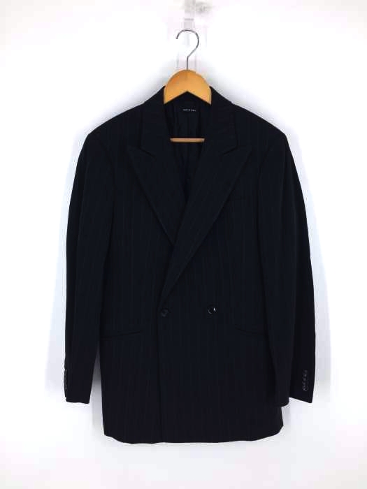 Giorgio Armani(ジョルジオアルマーニ) イタリア製 ウールコットン ダブルブレストテーラードジャケット メンズ EUR：52