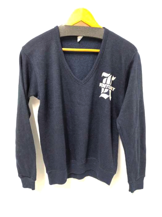 ARTEX(アーテックス) 70S～80S KENTUCKYプリントVネックニット メンズ JPN：M