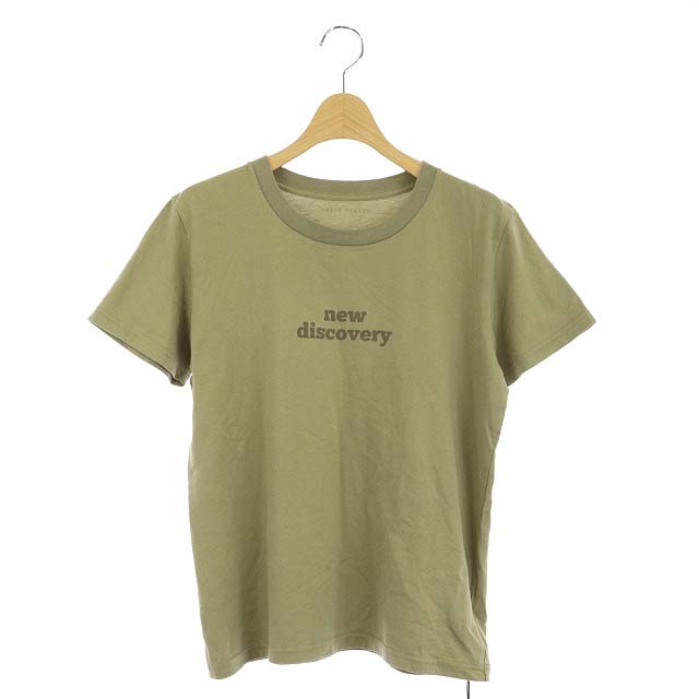 upper hights(アッパーハイツ) Tシャツ カットソー メッセージロゴTシャツ 半袖 1 カーキ /AO ■OS ■SH レディース  1（日本サイズS相当）