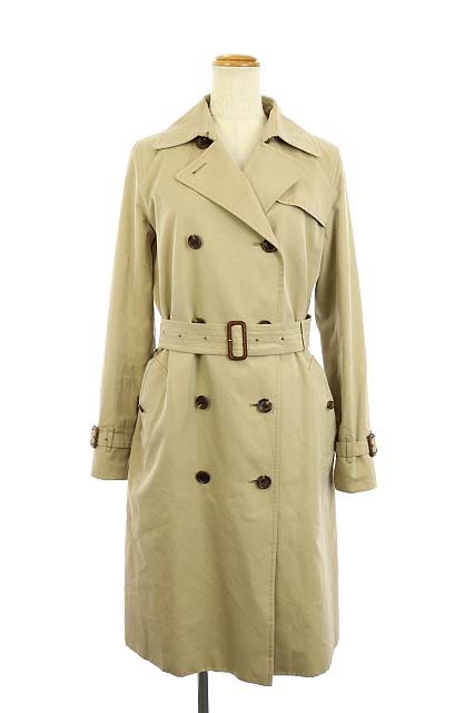 BURBERRY LONDON(バーバリーロンドン) バーバリー ロンドン BURBERRY LONDON 裏チェックライナー付きロングトレンチコート アウター ベルト付き 36 ベージュ /ES ■OS レディース レディース  36（日本サイズS相当）