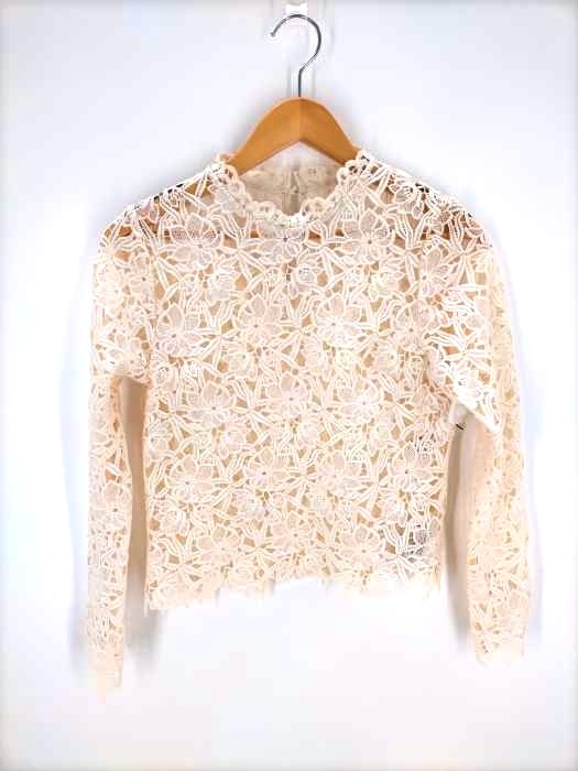 Lily Brown(リリーブラウン) 19AW ケミカルレーストップス レディース FREE