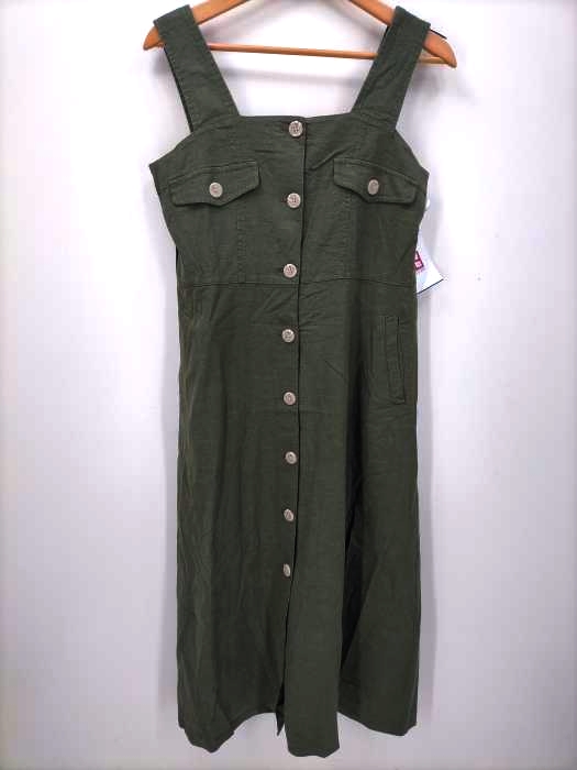 moussy(マウジー) BUTTON UP WAIST TIE DRESS レディース  1