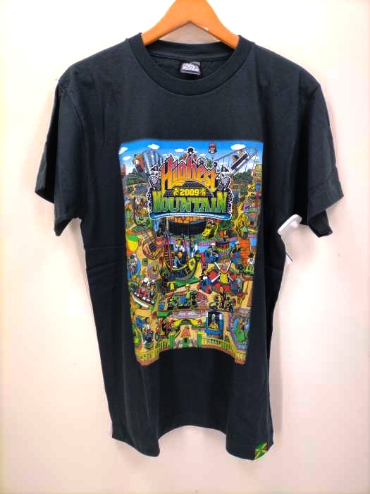 Highest MOUNTAIN(ハイエストマウンテン) 2009 レゲェ フェスT クルーネック S/S Tee メンズ  L