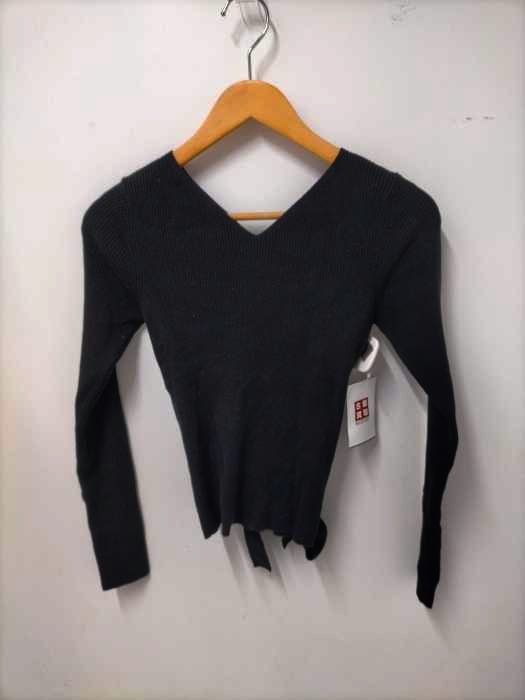 moussy(マウジー) BACK V LACE UP KNIT レディース  FREE
