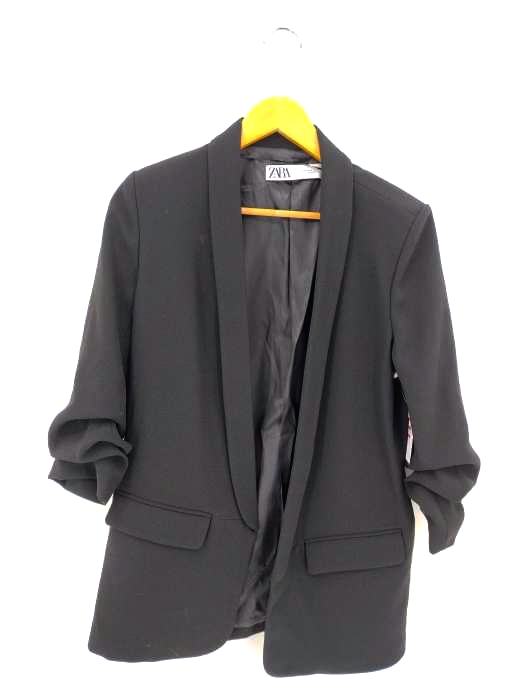 ZARA(ザラ) 袖加工テーラードジャケット レディース JPN：M