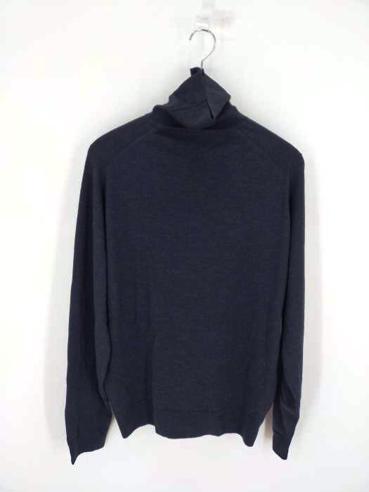 JOHN SMEDLEY(ジョンスメドレー) イギリス製 ウール タートルネック ニット メンズ JPN：M