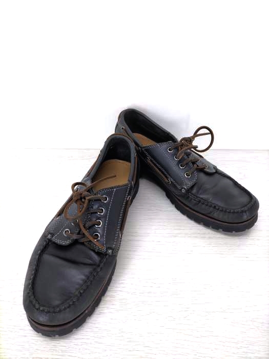 G.H.BASS(ジーエイチバス) MONTGOMERY 4アイレット レンジャーモカシン レザーシューズ デッキシューズ メンズ  42