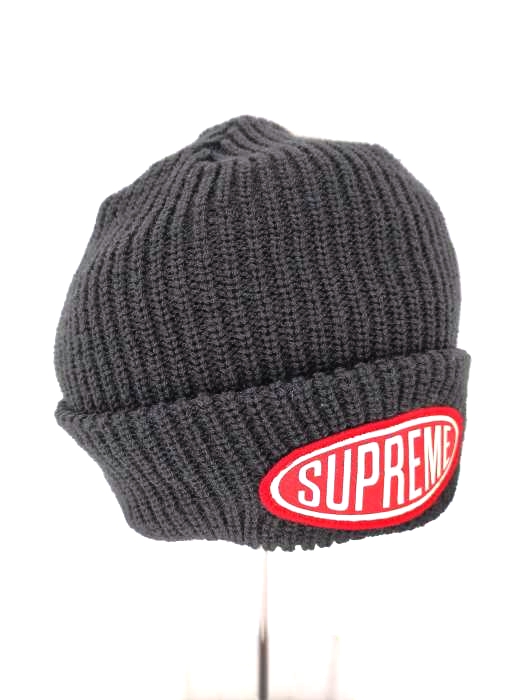 シュプリーム Supreme 18AW Oval Patch Beanie メンズ 表記無