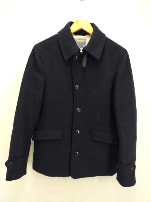シップス SHIPS thermore メルトンシングルコート メンズ JPN：L