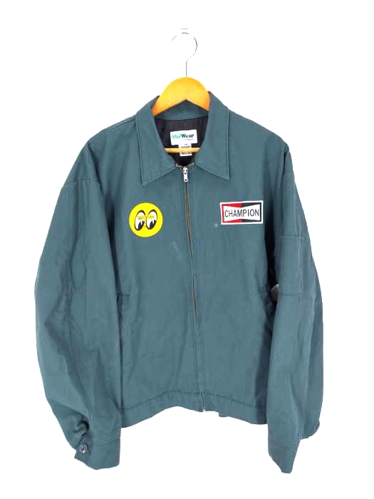 ユーズドフルギ USED古着 {{uniwear }} ワッペン装飾 ワークブルゾン メンズ  L
