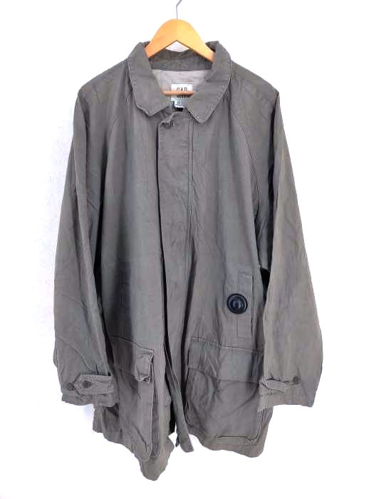 ギャップ Gap 80S~90S OLD GAP 白タグ 比翼ステンカラーコート メンズ JPN：XL