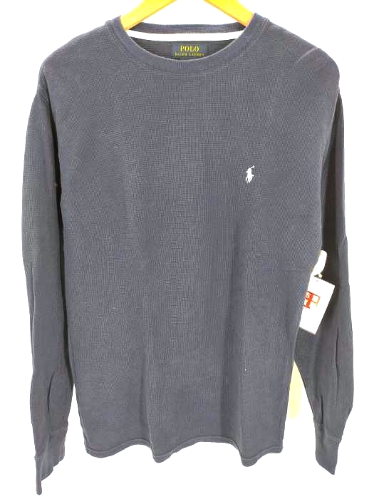ポロラルフローレン POLO RALPH LAUREN ポニー刺しゅう ワッフル L/S TEE メンズ import：M