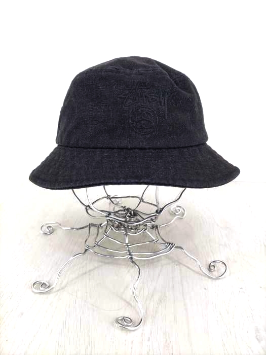 ステューシー Stussy ロゴ刺繍 バケットハット メンズ  S/M
