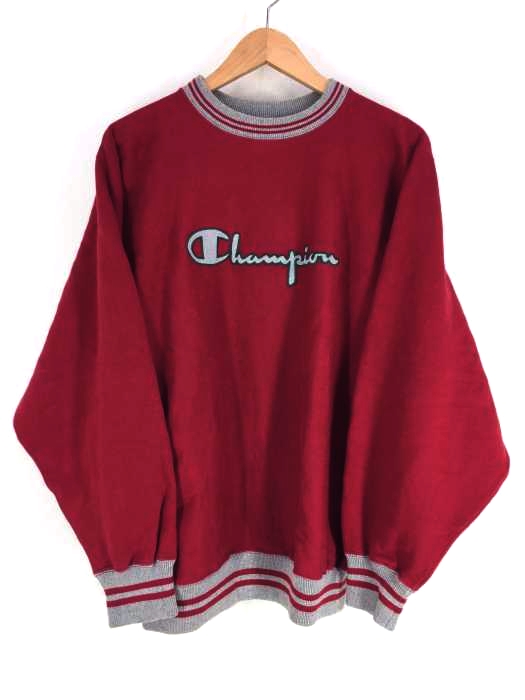 チャンピオン Champion 90s REVERSE WEAVE フロント刺繍トレーナー メンズ  L