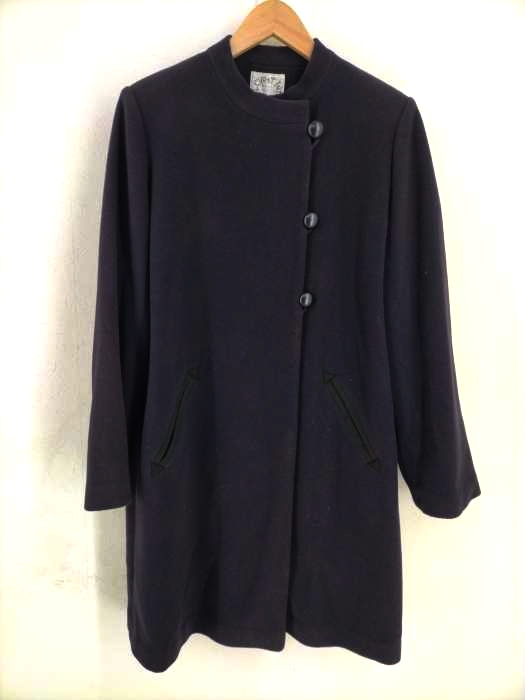 ユーズドフルギ USED古着 カシミヤ混ウールコート レディース 表記無