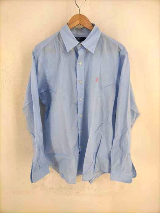 ポロバイラルフローレン Polo by RALPH LAUREN CUSTOM FIT ポニー刺繍 ボタンダウンシャツ メンズ  L