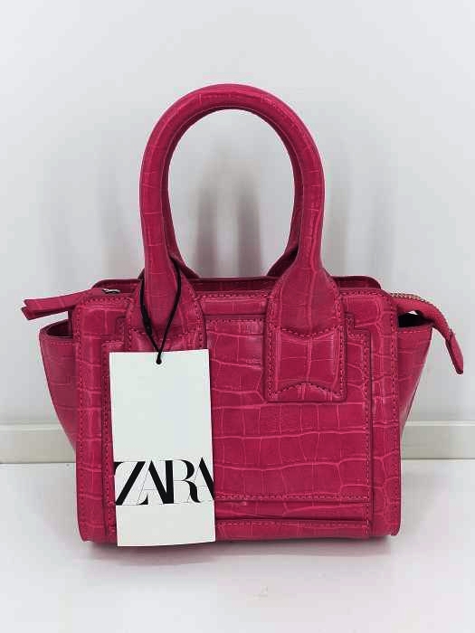 ザラ ZARA 2WAY型押しショルダーバッグ レディース M – ブランド古着  