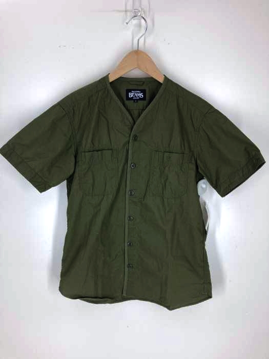 BEAMS(ビームス) タイ プライターノーカラーシャツ メンズ JPN:S JPN:S