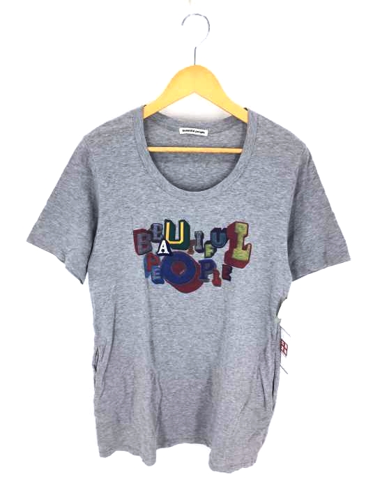 beautiful people(ビューティフルピープル) ロゴワッペンプリント クルーネックTシャツ メンズ US：38