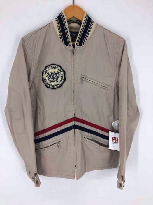 SCHOTT BROS(ショット) ワッペン付きジップアップブルゾン メンズ JPN:S